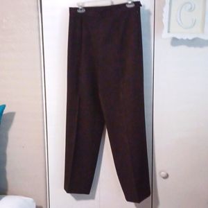 Rafaella Petites, straight leg Brown slacks. Sz 10p